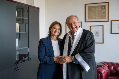 Gerry Scotti receives an honorary degree