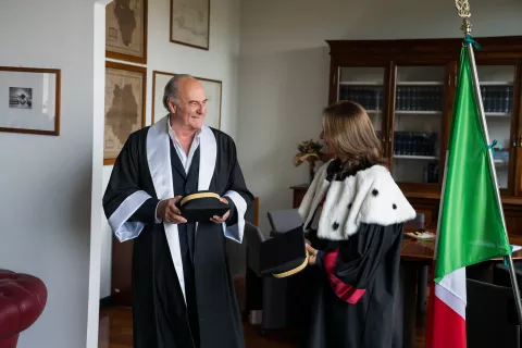 Gerry Scotti receives an honorary degree