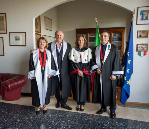 Gerry Scotti receives an honorary degree