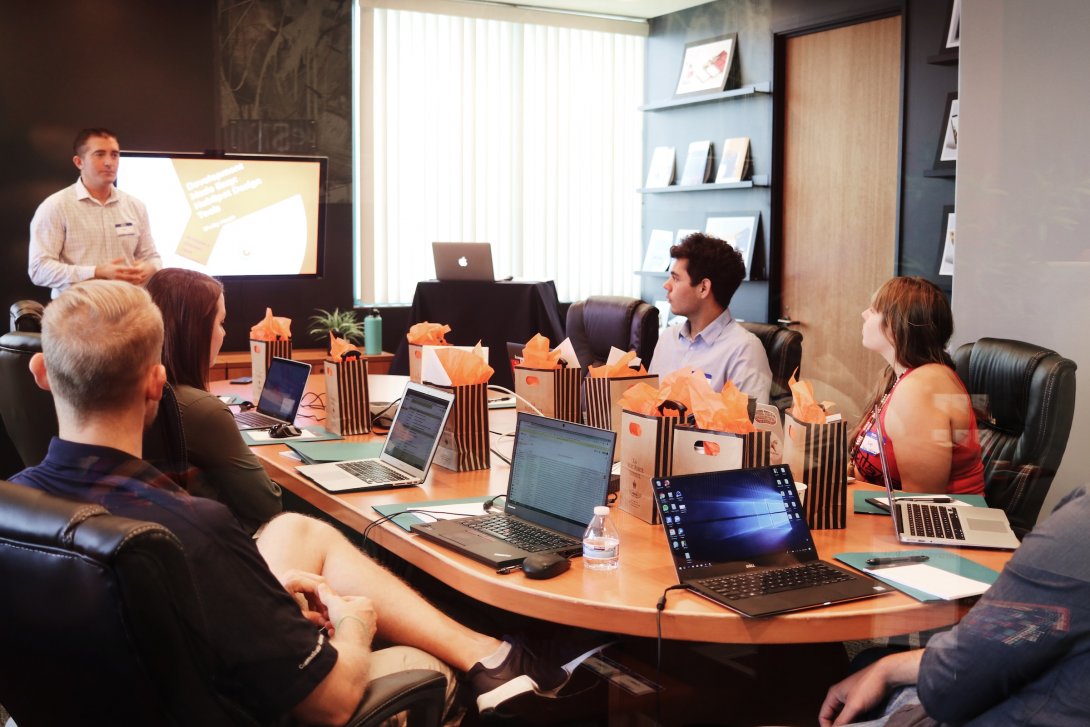 Picture of people at a meeting