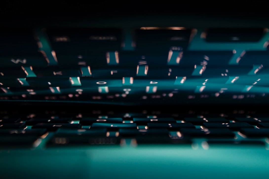 Picture of a computer keyboard