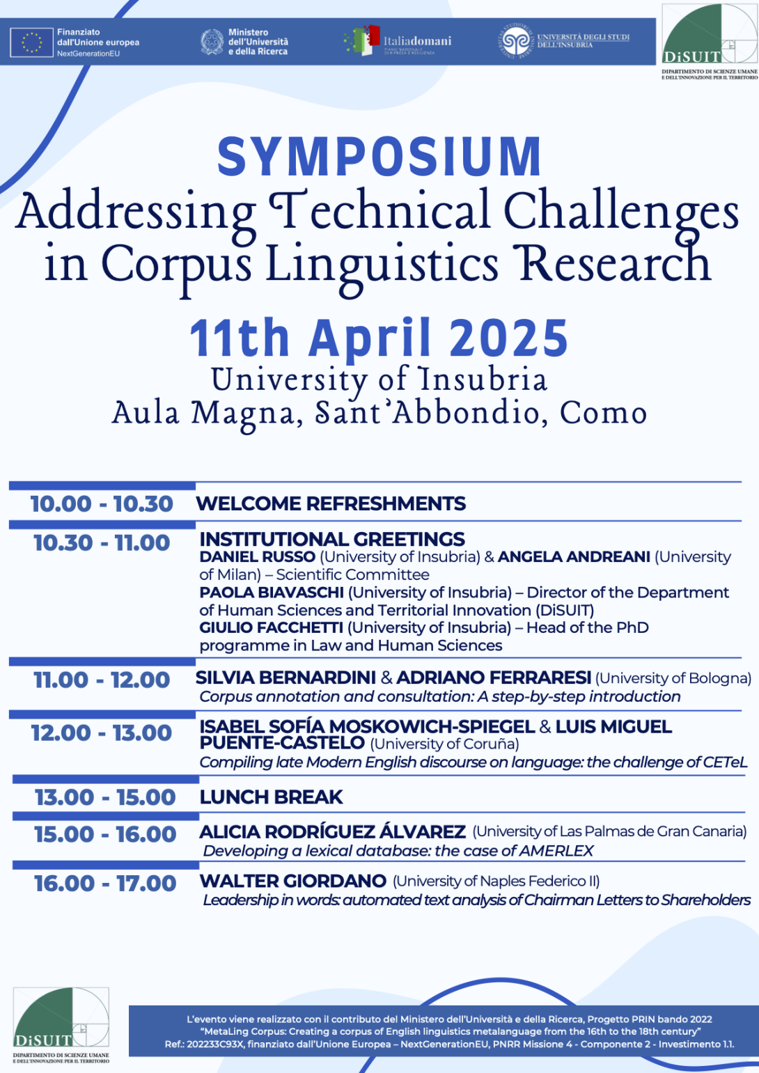 Symposium poster