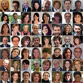 The staff - Group photo of some of the managers