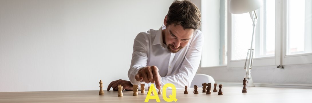 man playing chess