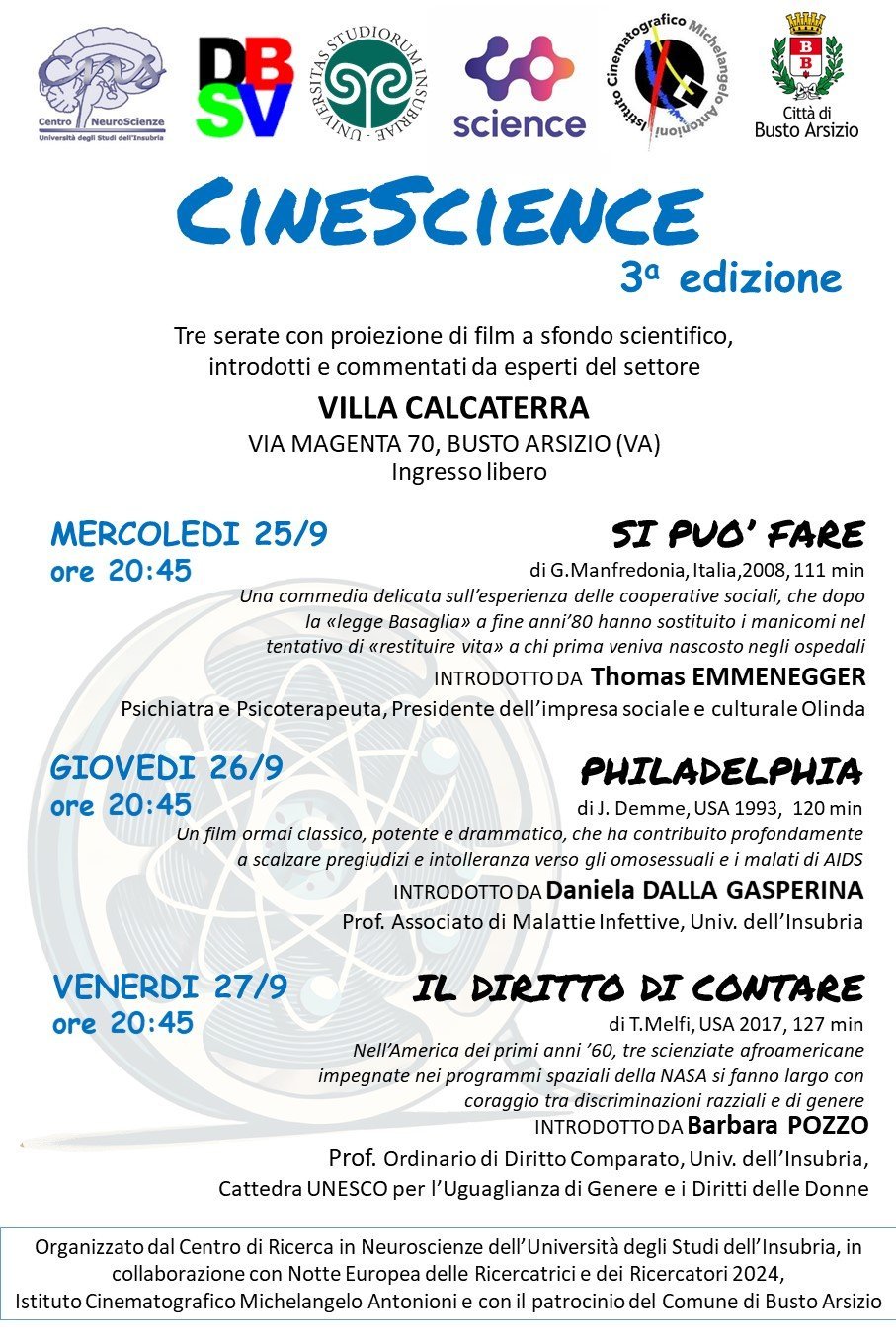 Cinescience flyers (2024)