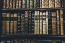 a bookshop full of old books