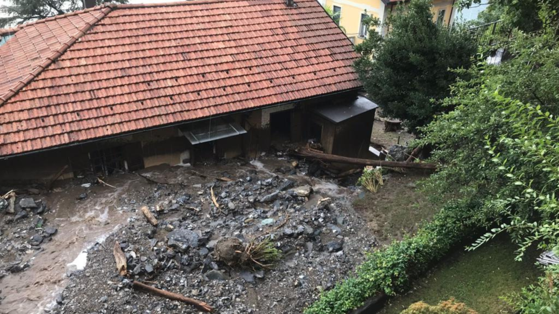 Blevio landslide